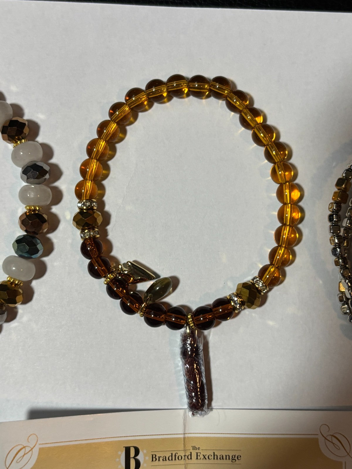 Bradford Exchange Beauty of Nature AUTUMN Bracelet set (3 pieces) - NEW-see desc