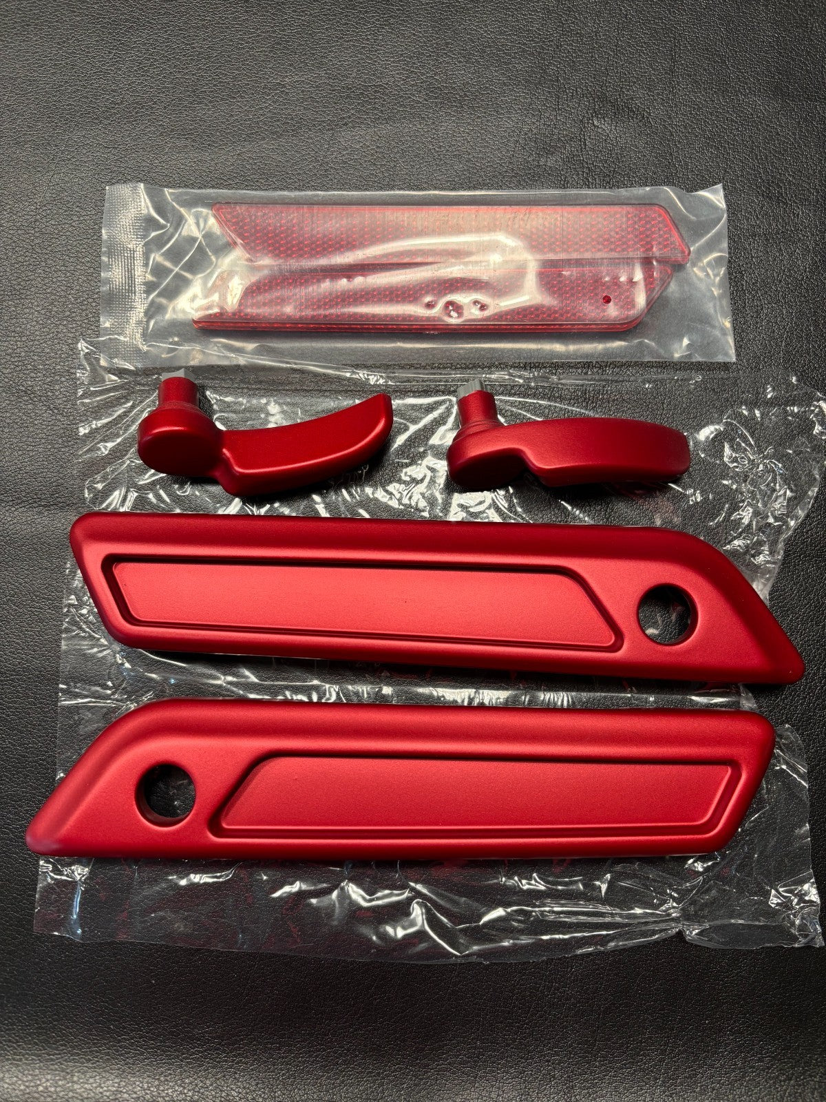 Advanblack Saddlebag Lid Lever & Latch Cover Set Kit for 2014-23 Harley Touring