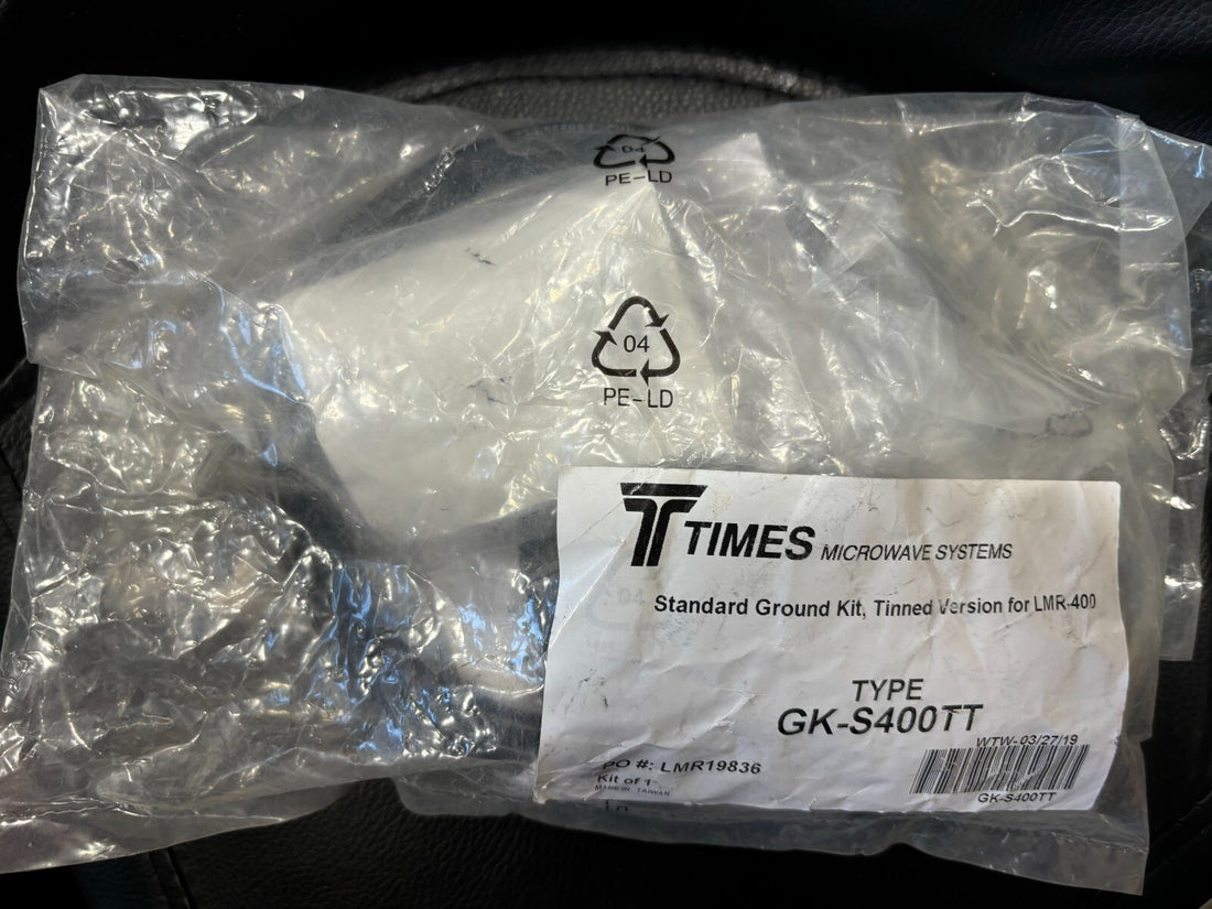 Times Microwave Systems GK-S400TT Standard Ground Kit Tinned Version for LMR-400