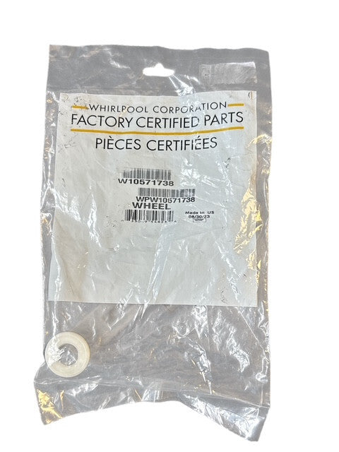 Whirlpool WPW10571738 Original Dishwasher Roller Assembly W10571738