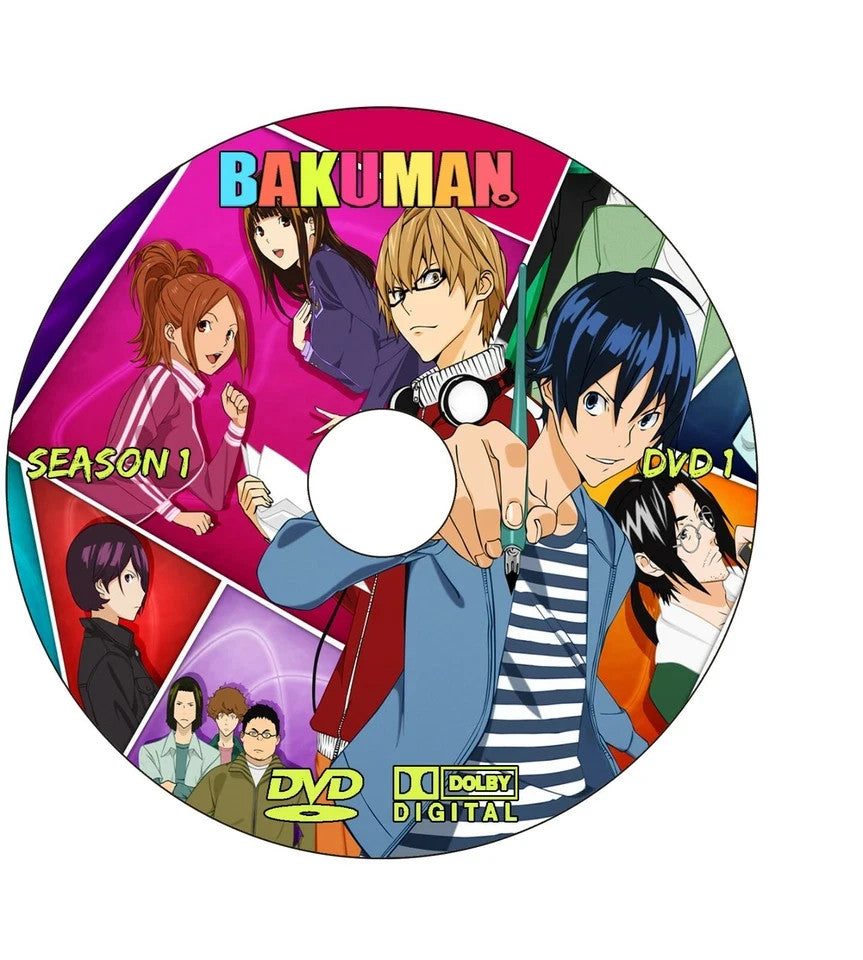Bakuman Complete Series Season 1-3 Audio Japanese Only with English Subtitles