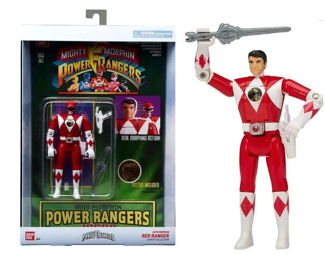 2018 Mighty Morphin Power Rangers Auto Morphin Red Ranger 40290/40293