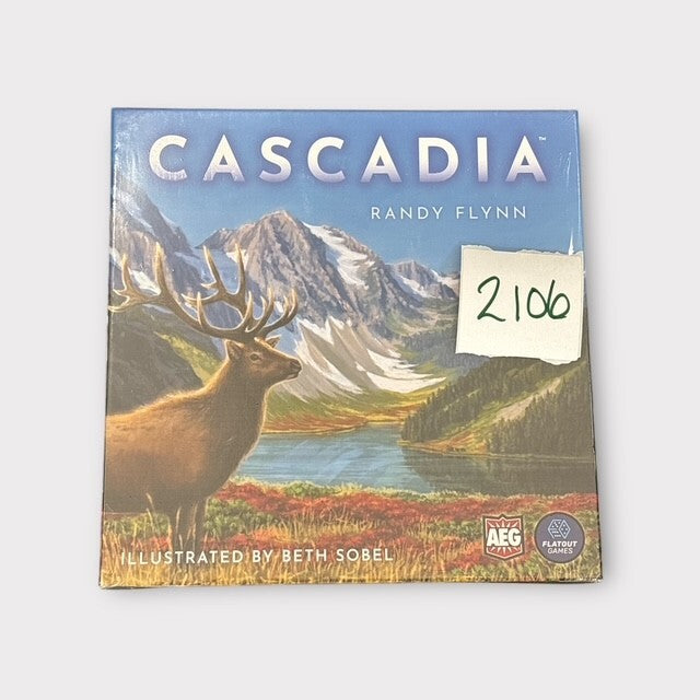 Cascadia Board Game by Randy Flynn, Illustrated by Beth Sobel NEW SEALED