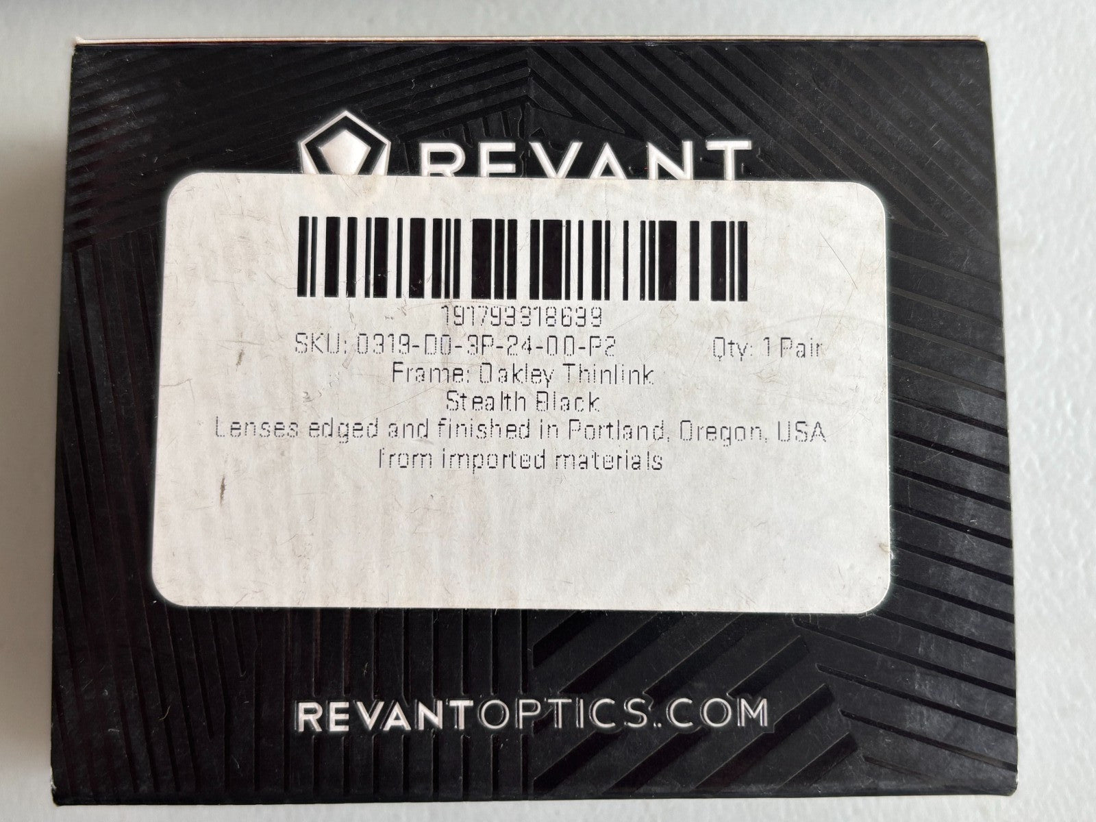 Revant Optics Oakley Thinlink Stealth Black Lenses, NEW