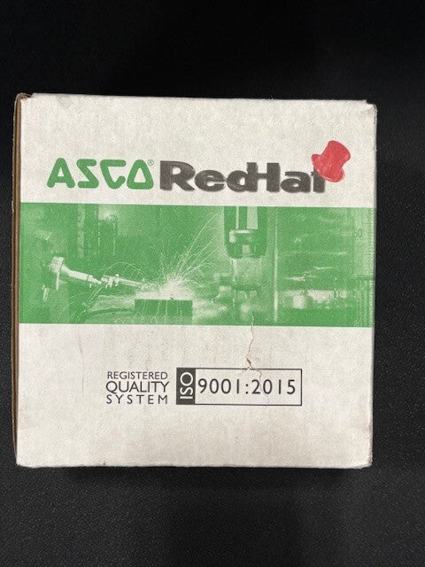Asco Red Hat 24VDC X210543166001F1 Brass Solenoid Valve, 1/2" NPT