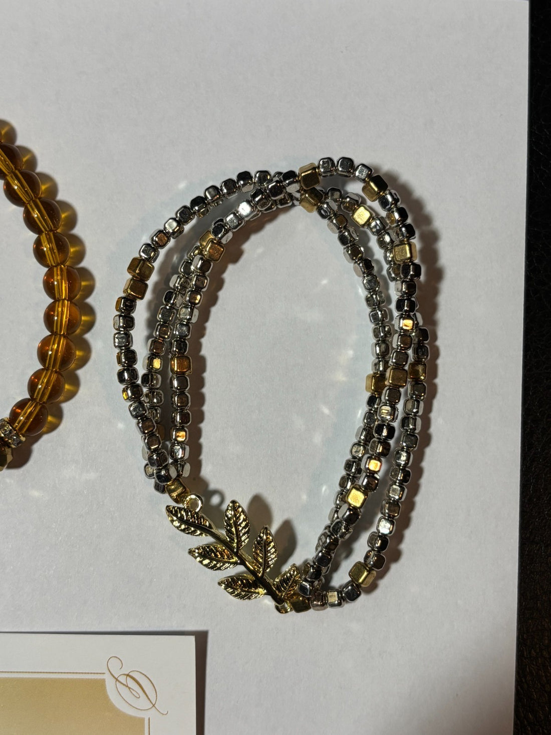 Bradford Exchange Beauty of Nature AUTUMN Bracelet set (3 pieces) - NEW-see desc