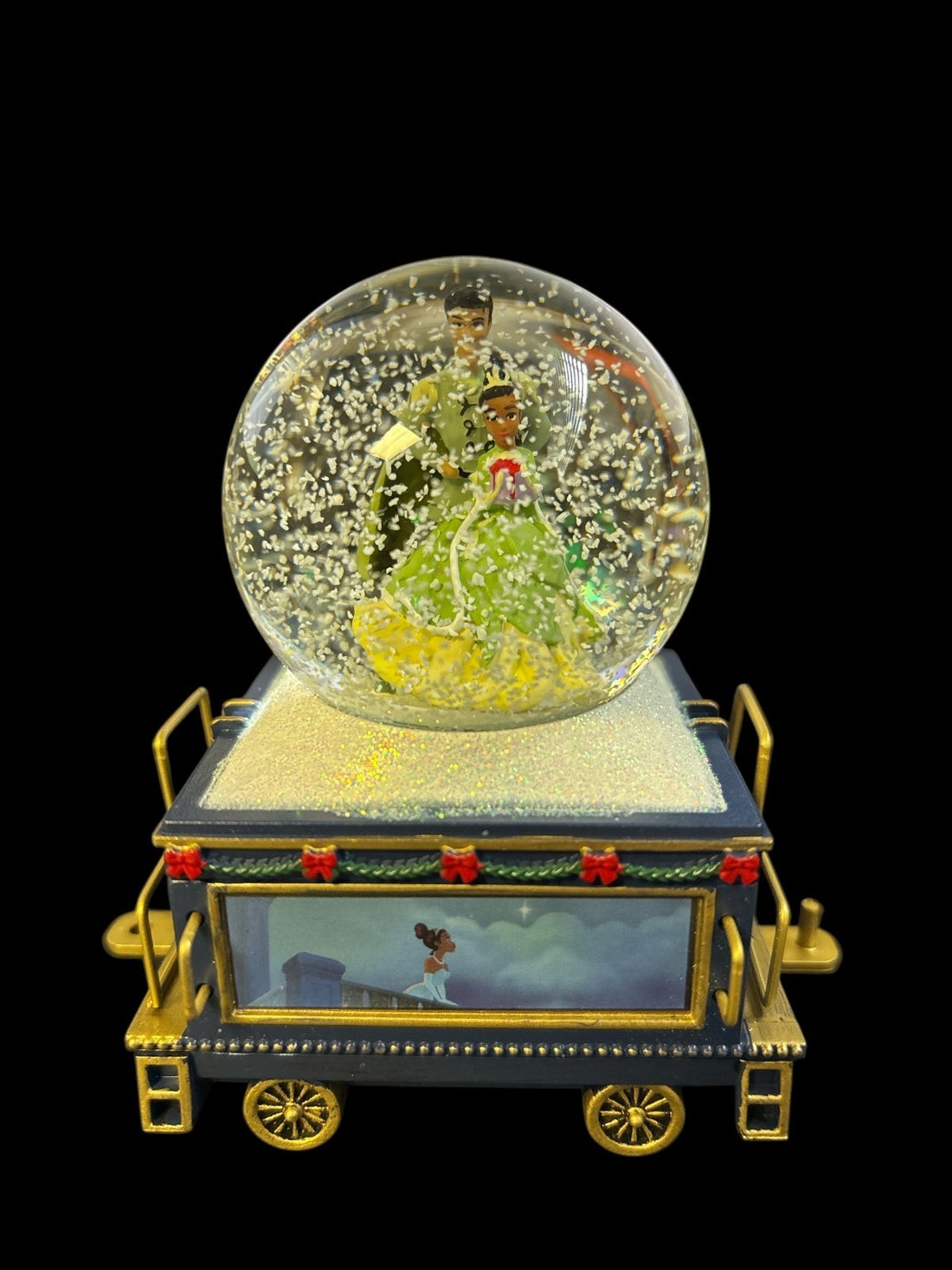 The Bradford Exchange AX0256 "Winter Wishes" Wonderland Express Mini Snowglobe