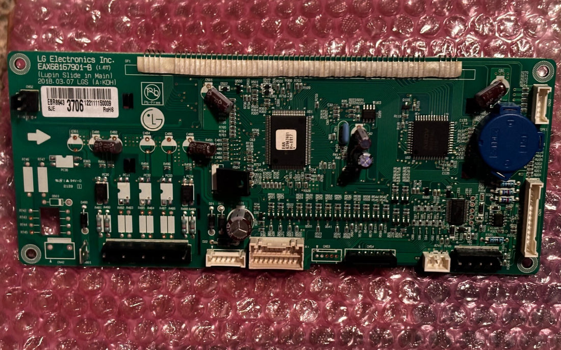 LG Range Main Control Board  EBR86433703  EBR8643  EAX68167901-B  ASMN NEW
