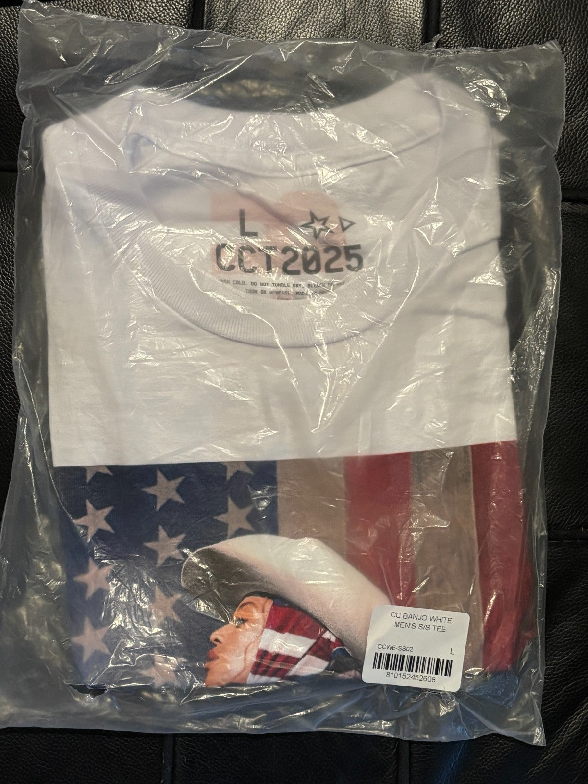 Beyonce Cowboy Carter Tour 2025 Stars and Strings Graphic T-shirt LARGE NWT
