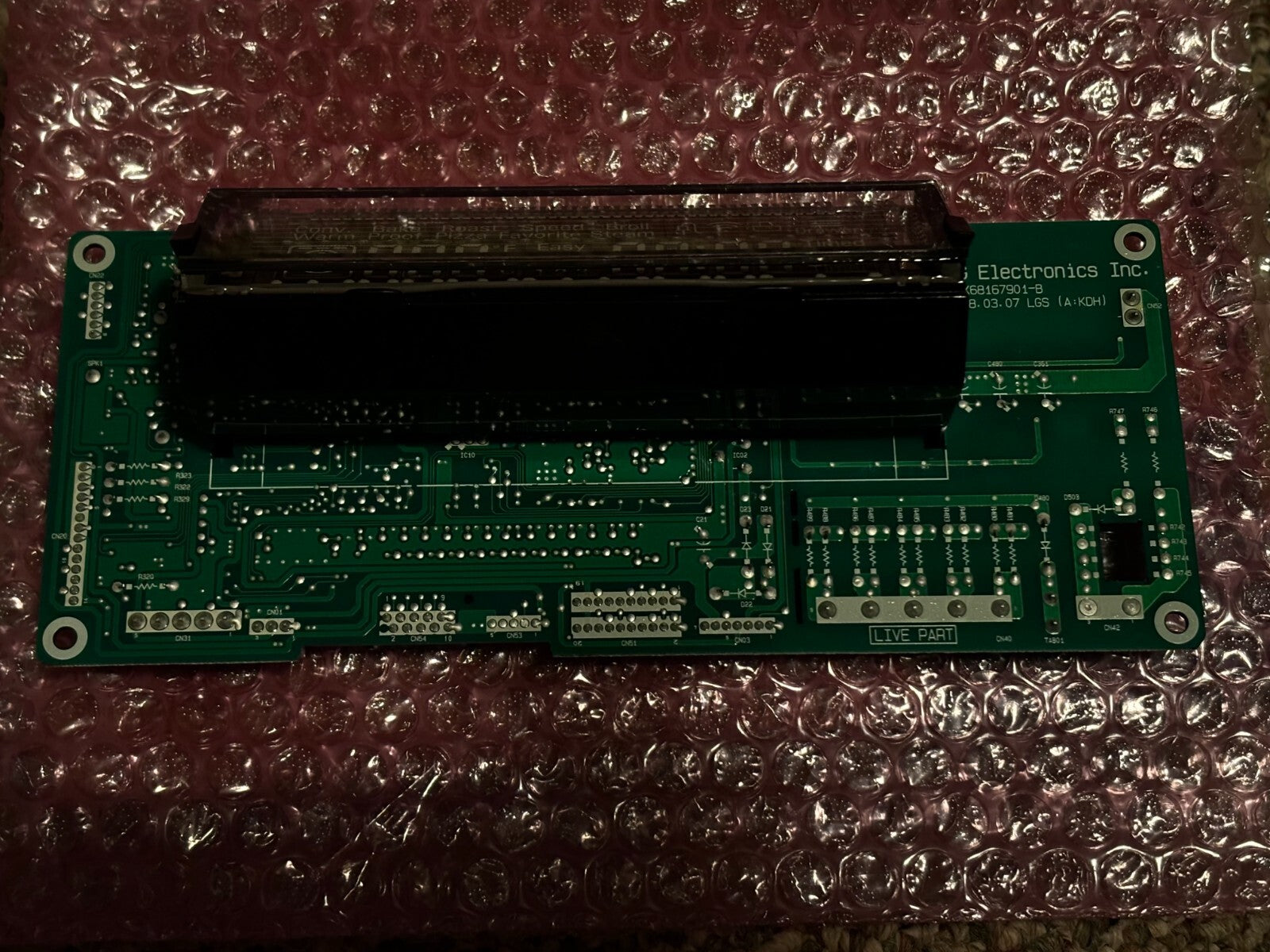 LG Range Main Control Board  EBR86433703  EBR8643  EAX68167901-B  ASMN NEW