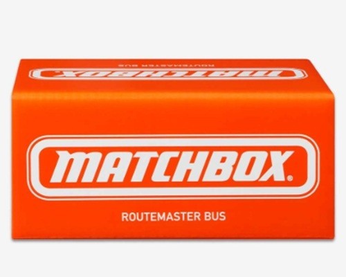 Matchbox ROUTEMASTER BUS Wheyhemes Double Decker London Mattel Creations w case