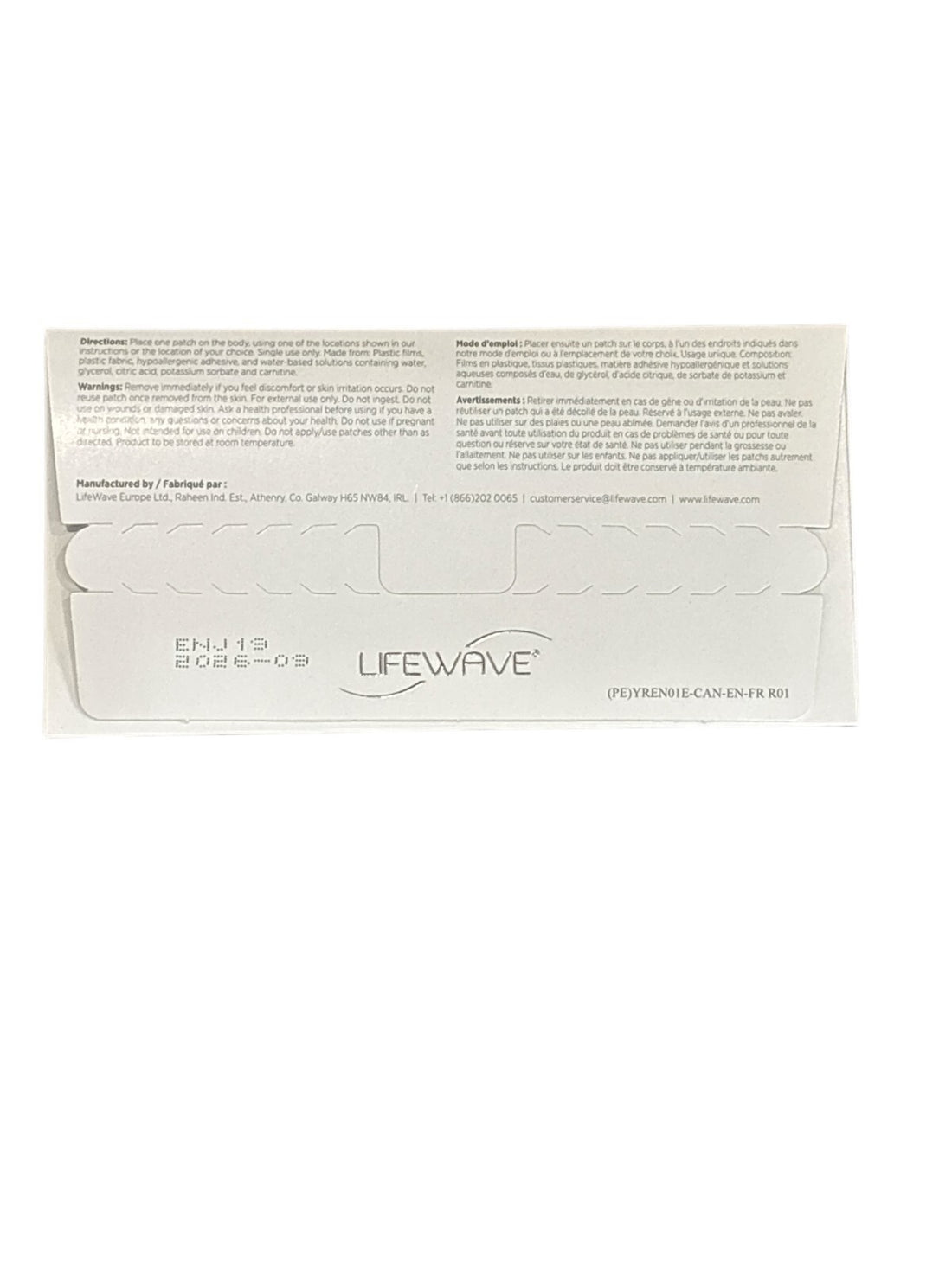 LifeWave Y-age Renew For the Stimulation of Acupuncture Points BBD SEPT 2026