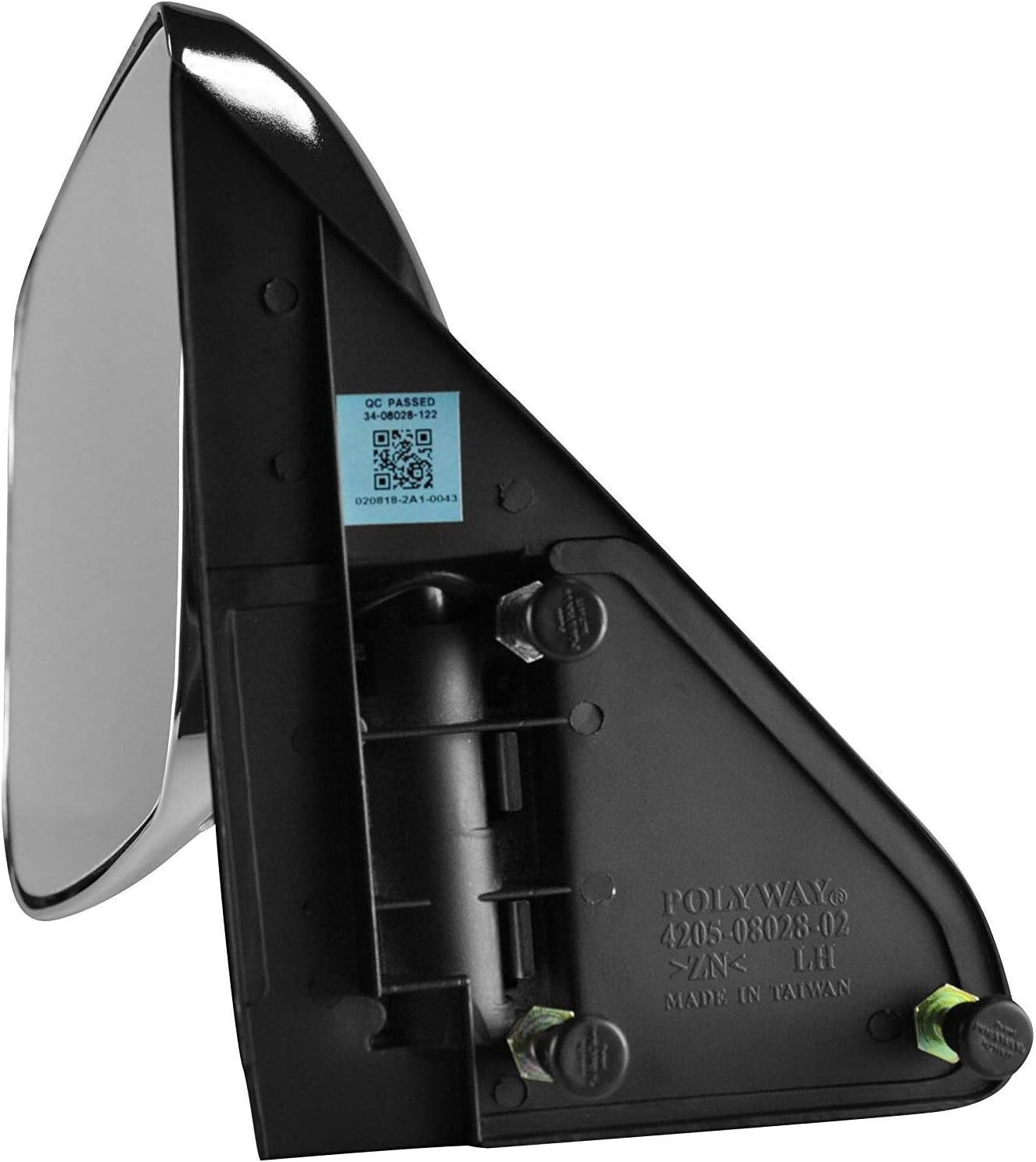 Driver Side Left View Mirror with Chrome Cover GM1320106 for Chevy Trucks