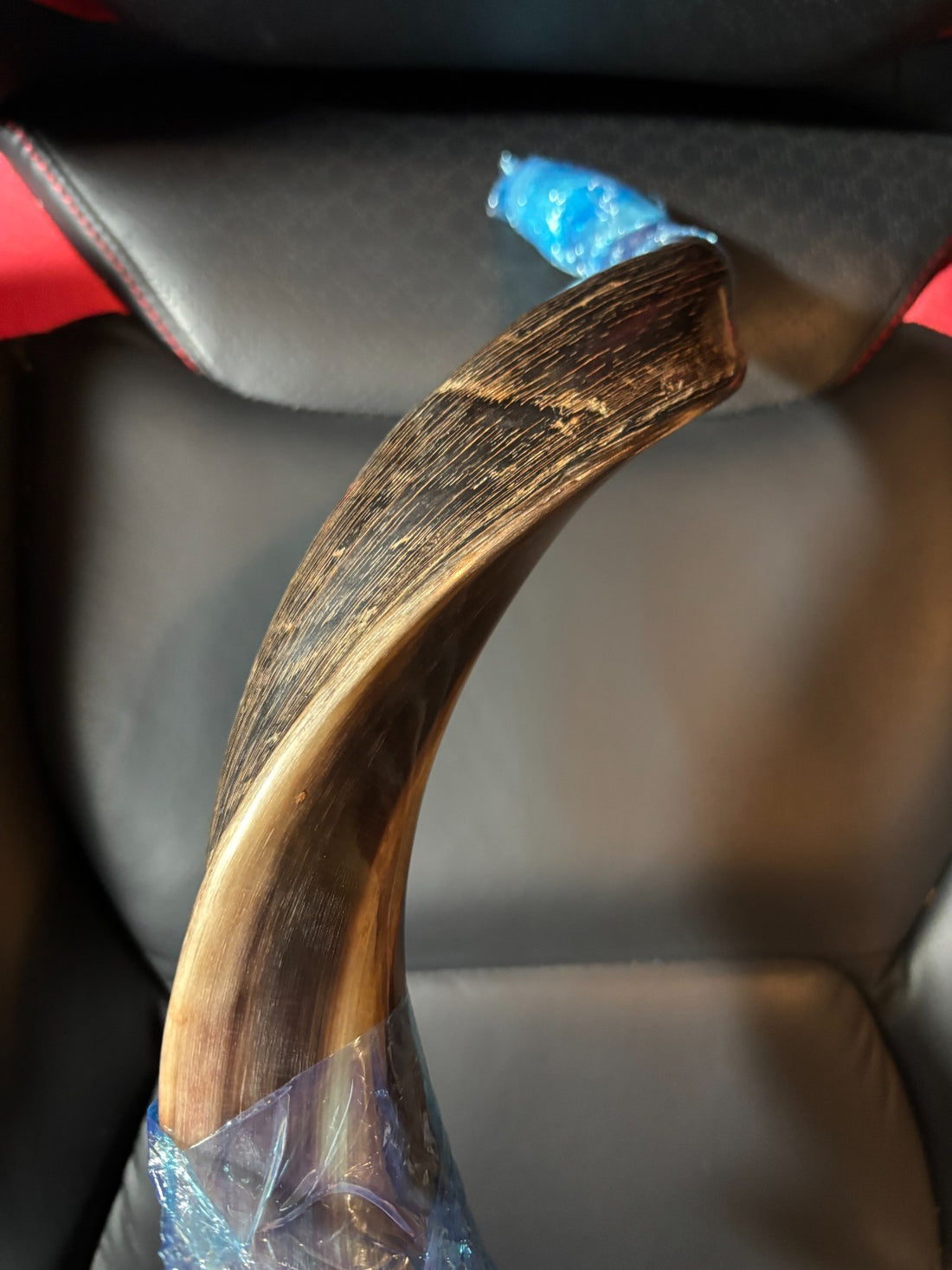 Pro Shofar Horn - 18" with Velvet Bag, Brush & Anti Odor Spray - from Isreal