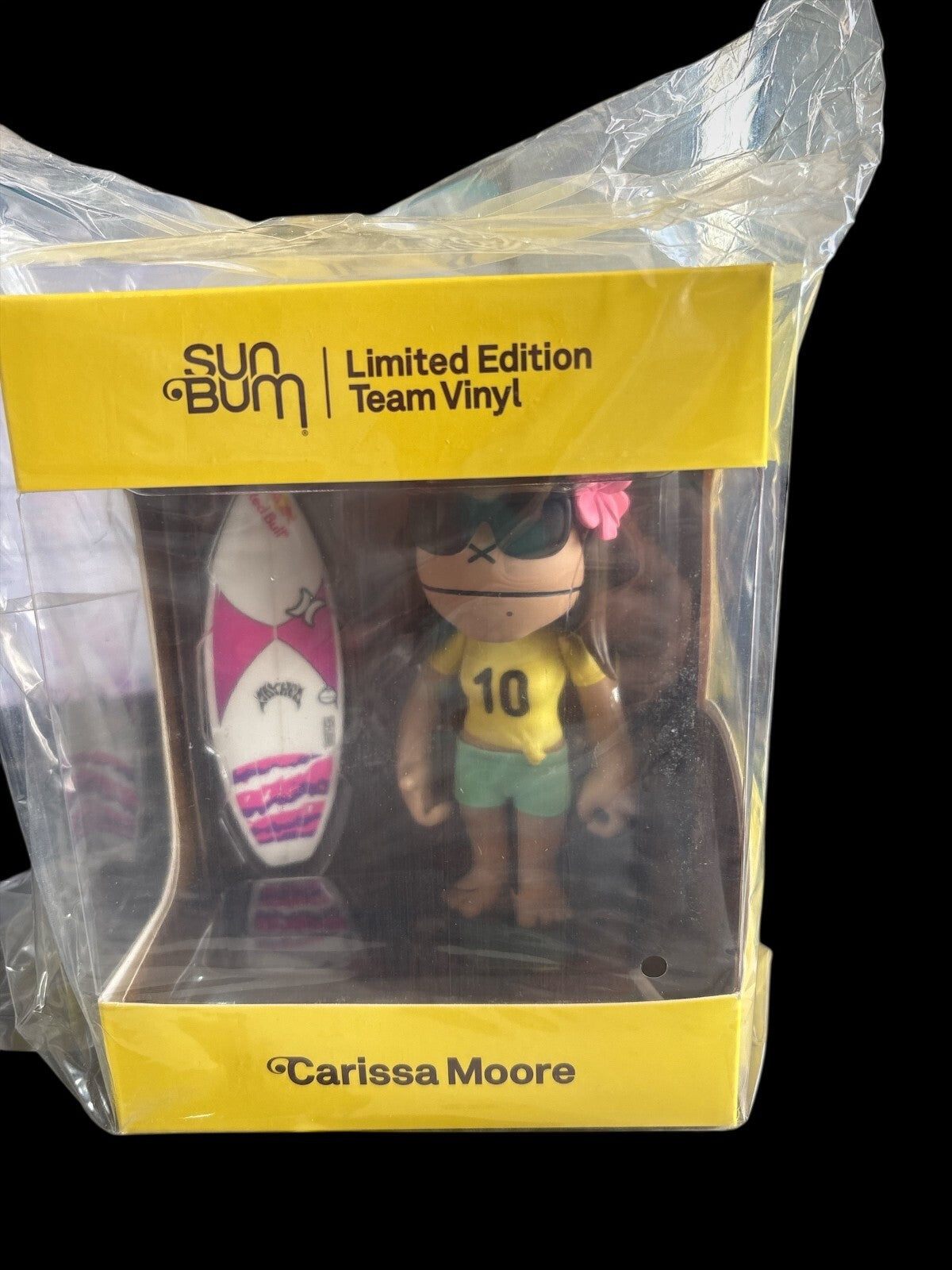 Sun Bum Carissa Moore Limited Edition Team Vinyl 5" Surf Figure Sealed Box MINT