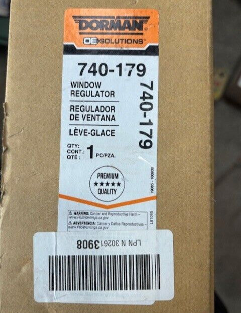 Dorman 740-179  Window Regulator Front Passenger Right Side - 2003-2006 Ford