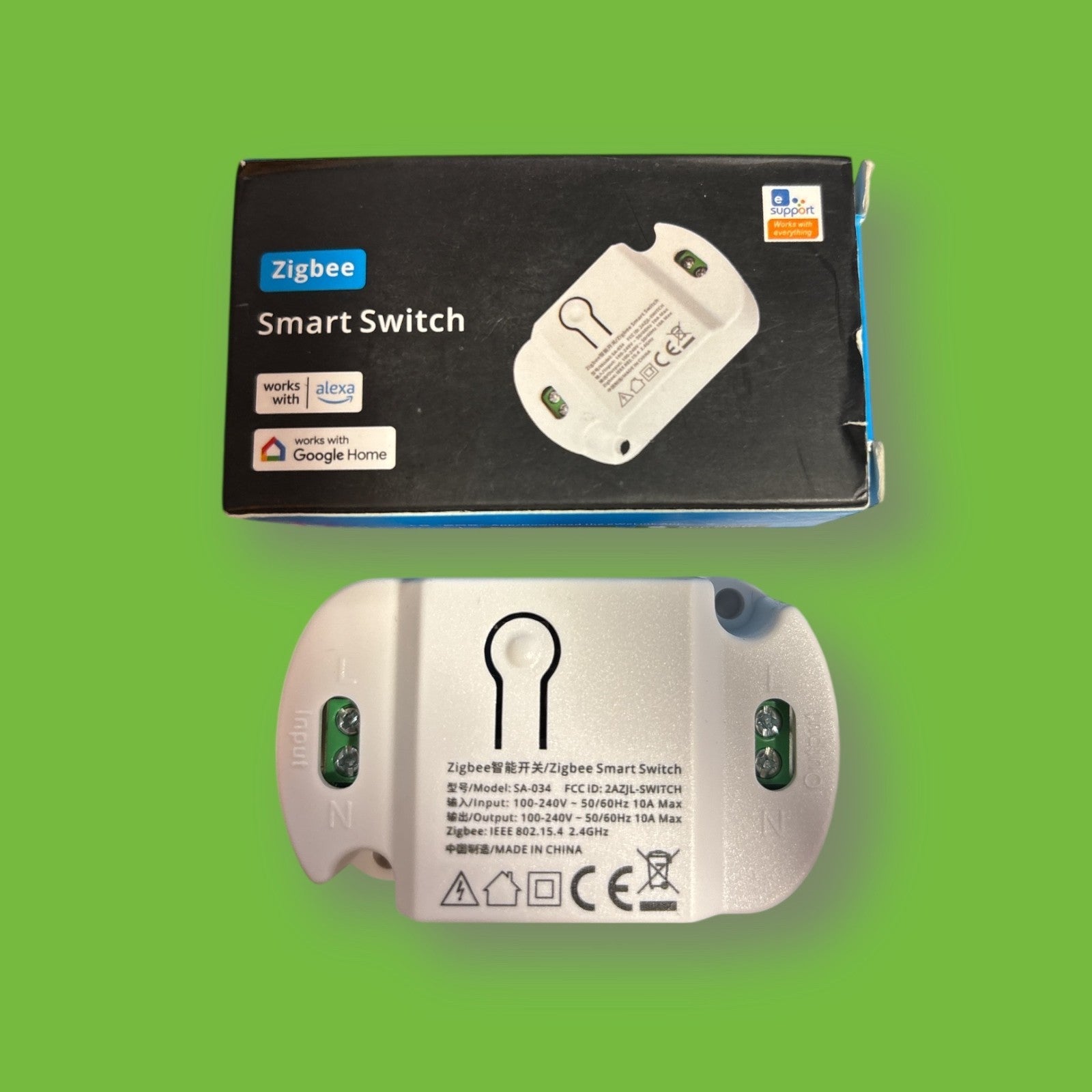Woolle ZigBee Smart Switch SA-034 Supported with eWelink APP (not included) NEW