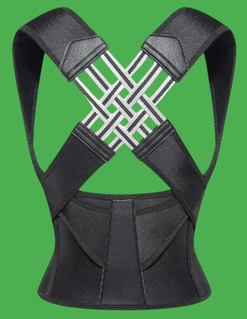 Power Posture - Large Charcoal Brace Posture Corrector for Women and Men
