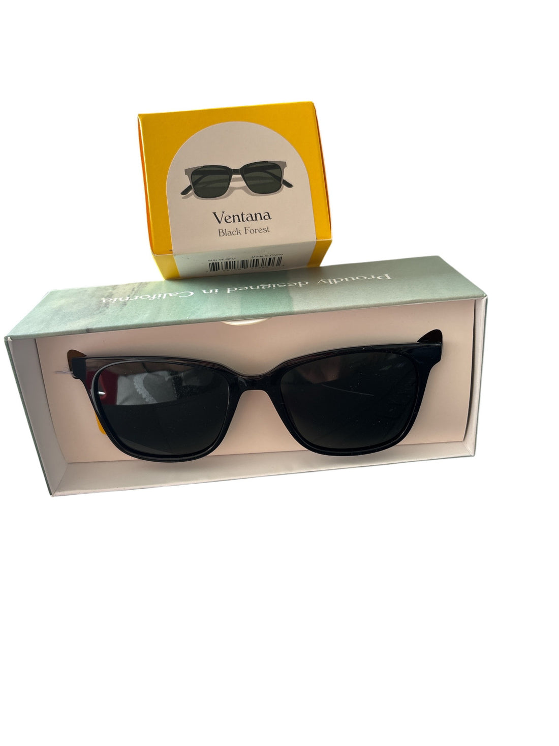 Sunski Ventana Sunglasses, Black Frame, Forest Lens