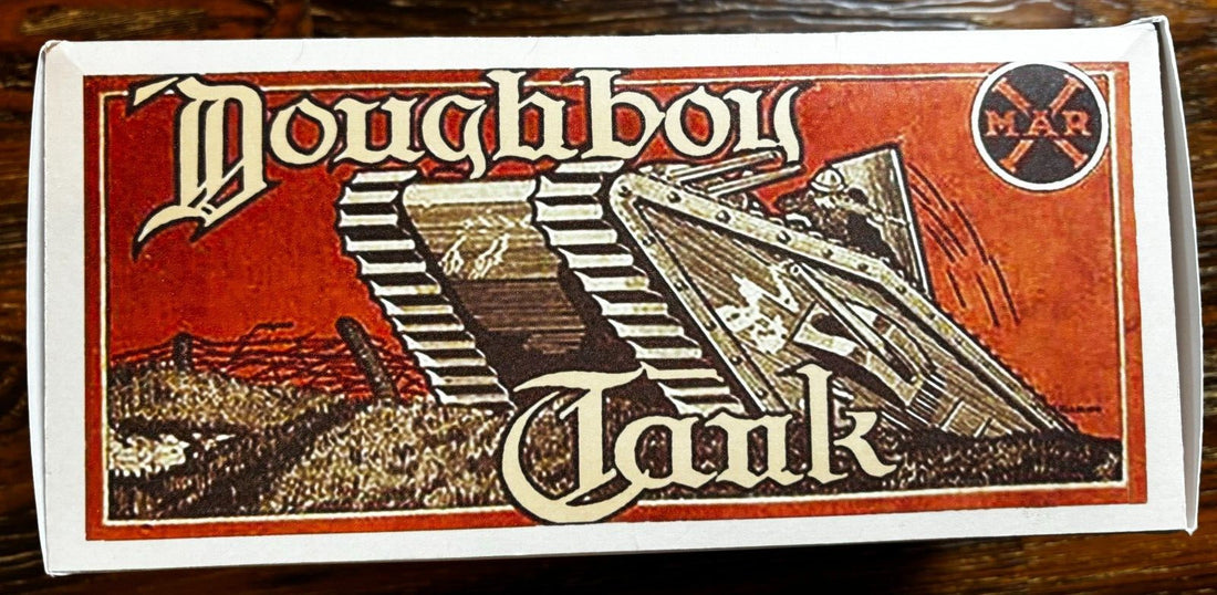 1930S Marx Sparkling Windup Doughboy Pop-up Tank Tin Lrg 10" Long with Key WORKS