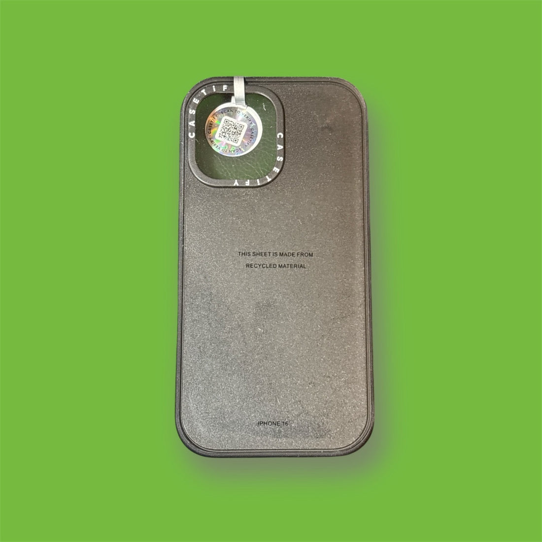 Casetify Custom iPhone 16 Case - Writeable surface Matte Black - NWT