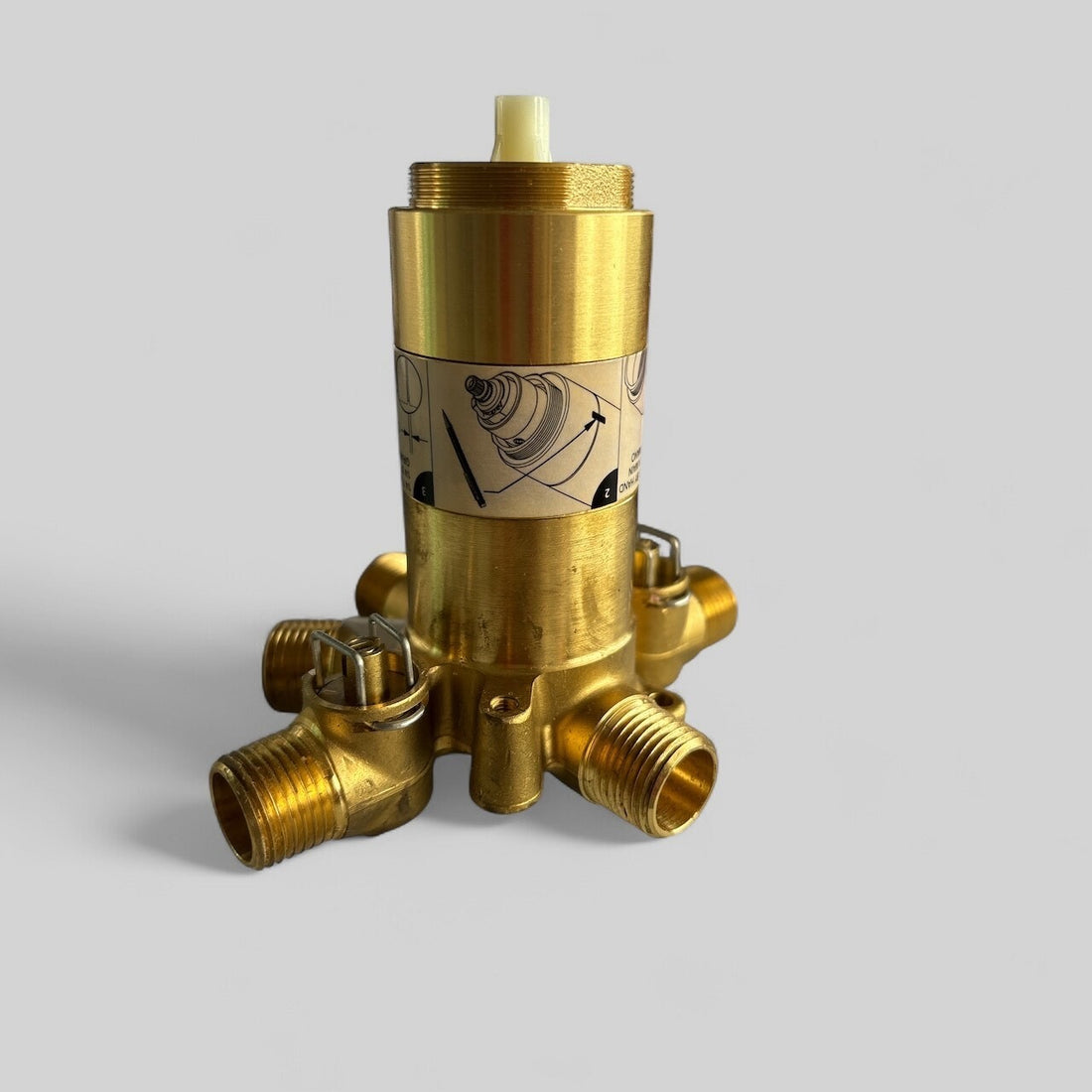 Riobel R45 3-Way Type T/P (Thermostatic/Pressure Balance) Coaxial Valve NEW