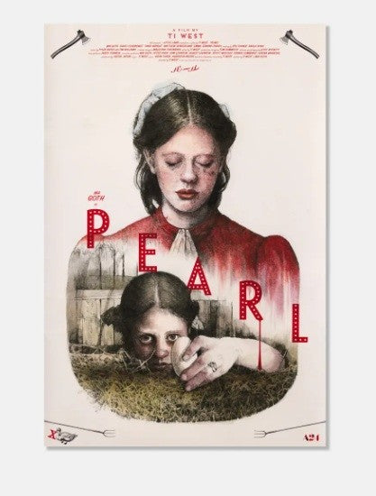 A24 Pearl by Yuko Higuchi Poster Print, Ti West Mia Goth NEW