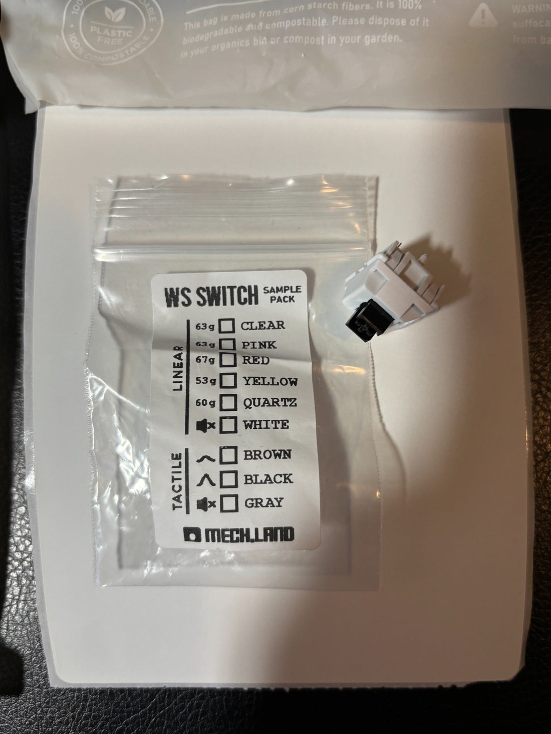 60 PCS WS Mechanical Keyboard Switches - see list in details - NEW
