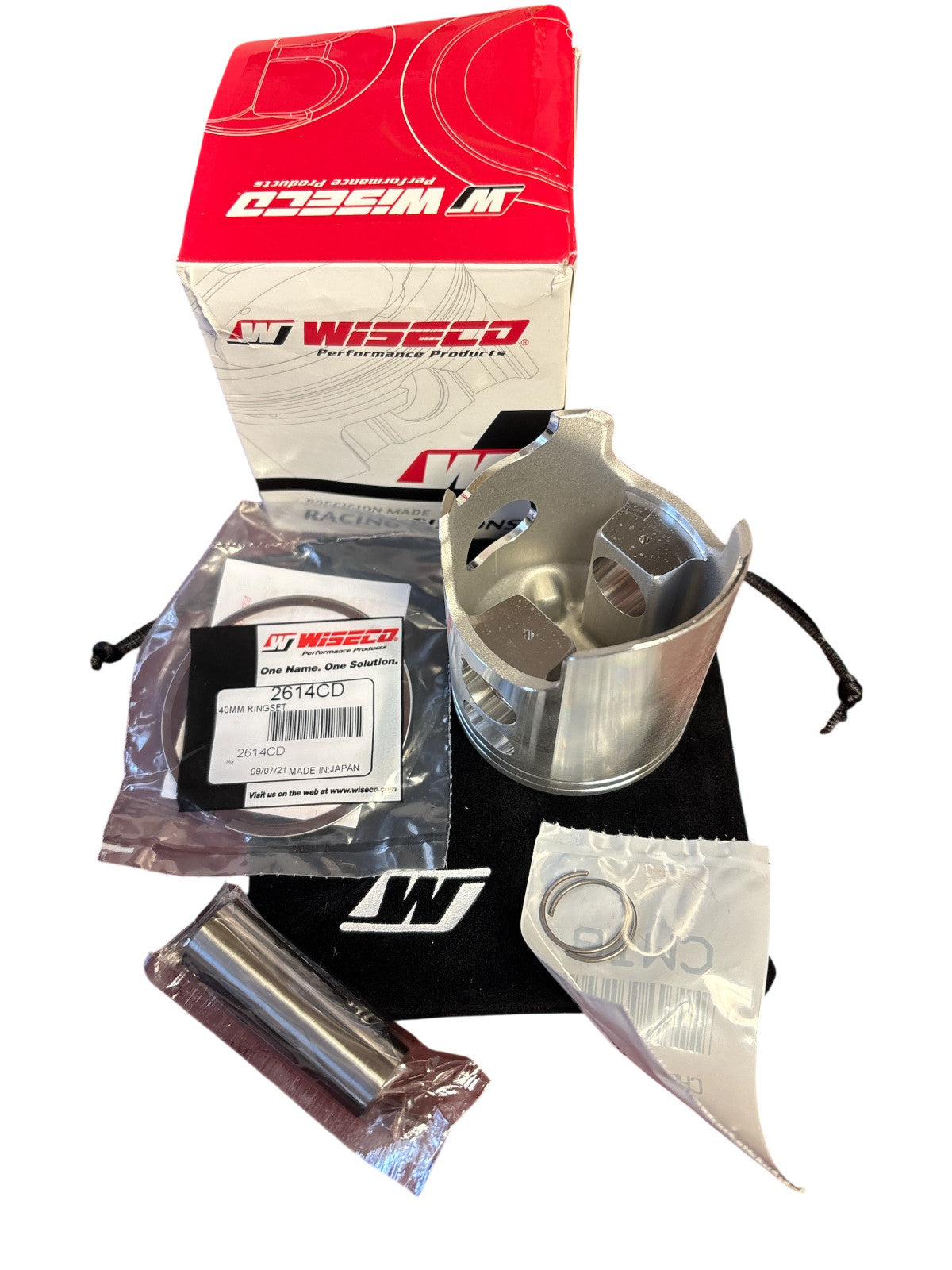 Wiseco - Powersports Piston M06640 799M06640 + Sprocket + Brake pads - All NEW