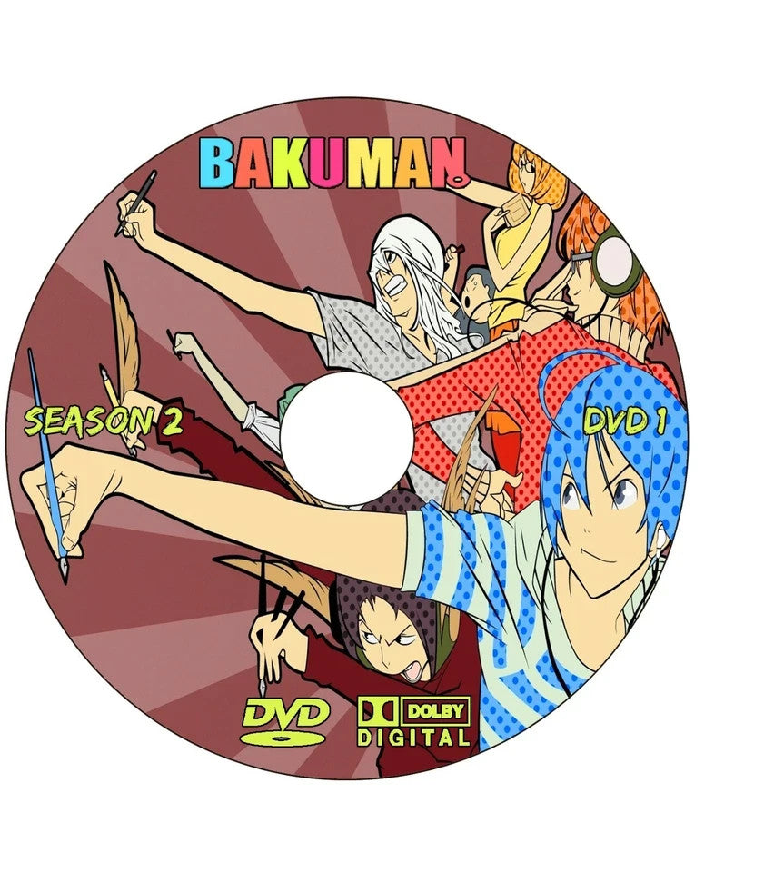 Bakuman Complete Series Season 1-3 Audio Japanese Only with English Subtitles