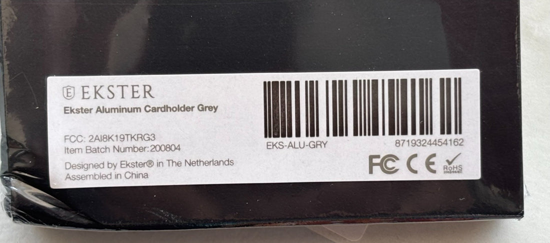 Ekster Aluminum Cardholder Grey
