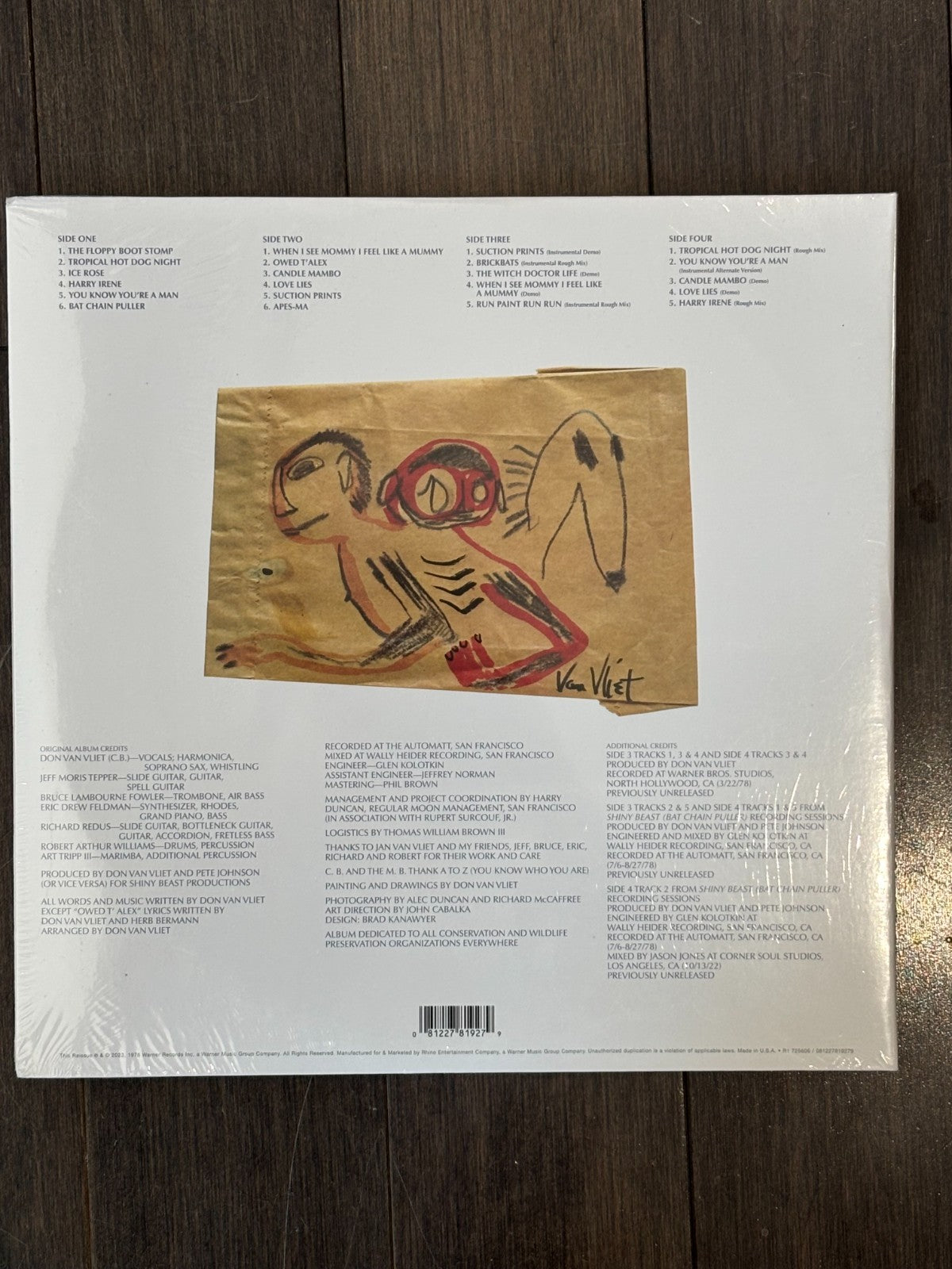 CAPTAIN BEEFHEART AND THE MAGIC BAND "SHINY BEAST" [2 LP] NEW! SEALED LP!