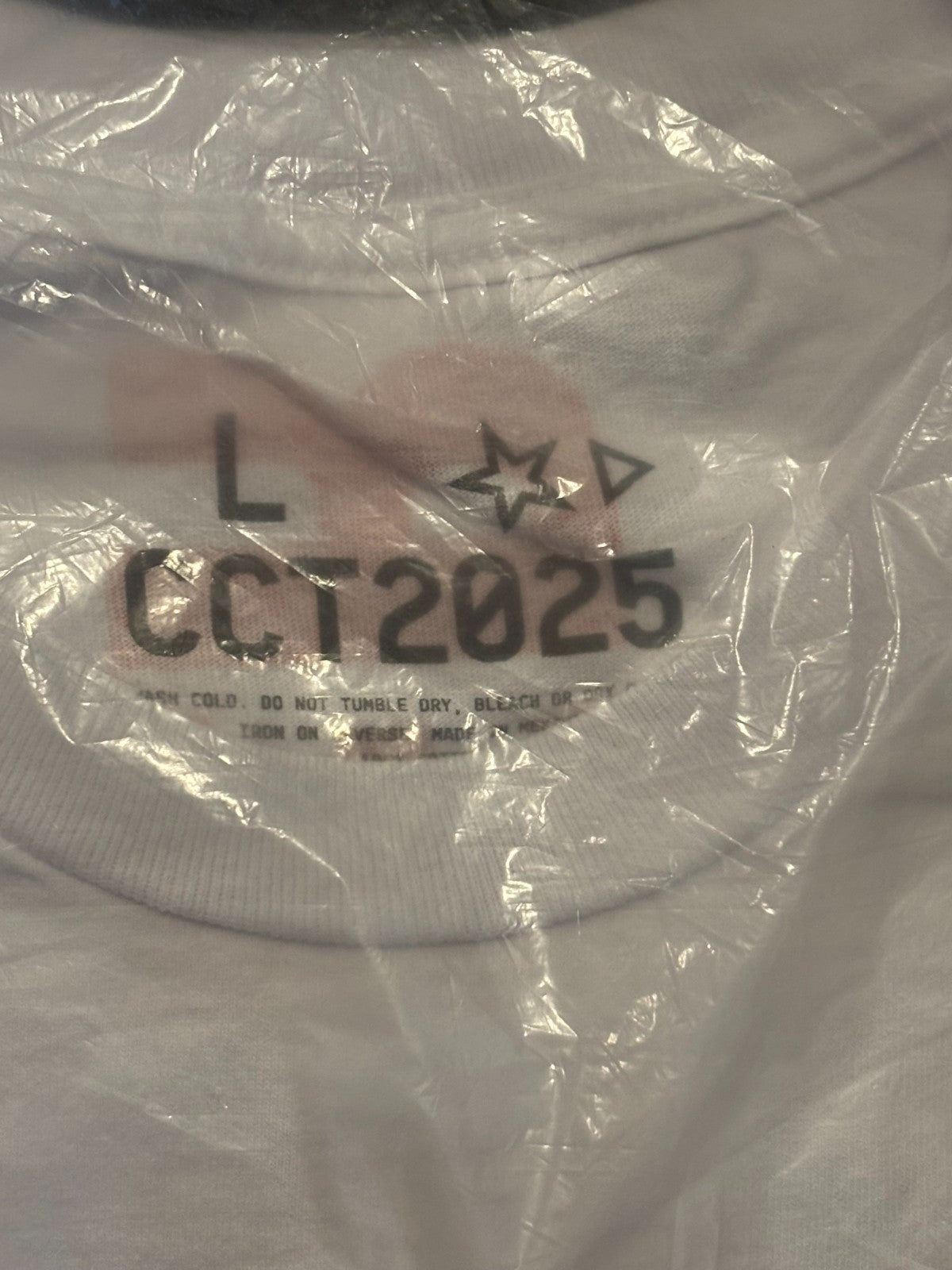 Beyonce Cowboy Carter Tour 2025 Stars and Strings Graphic T-shirt LARGE NWT