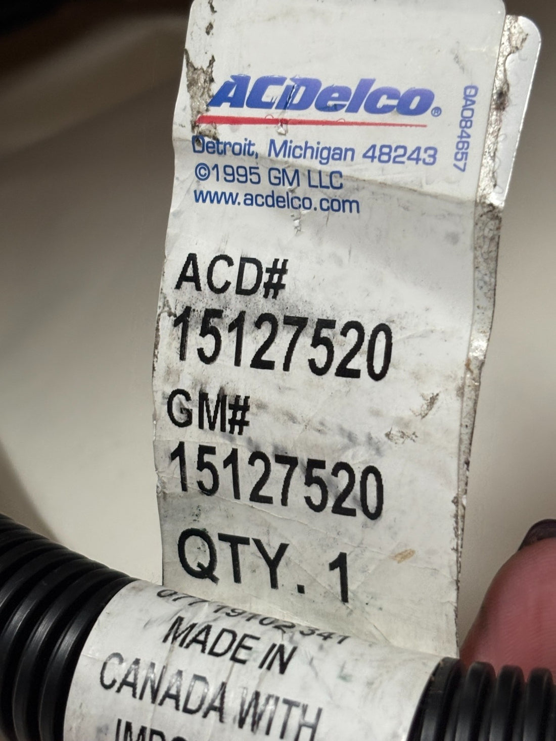 NEW OEM Genuine ACDelco Oil Cooler Lines 15127520