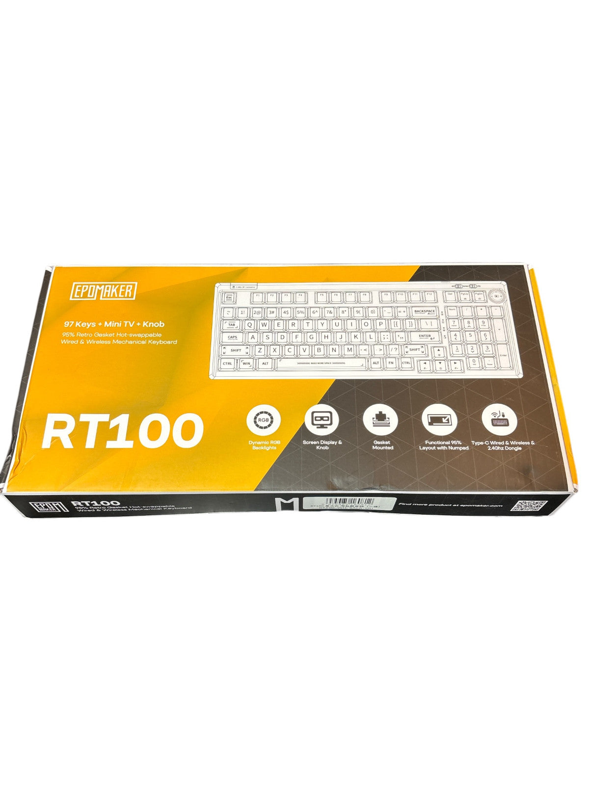 Epomaker RT100 97 Keys + Mini TV + Knob - NEW