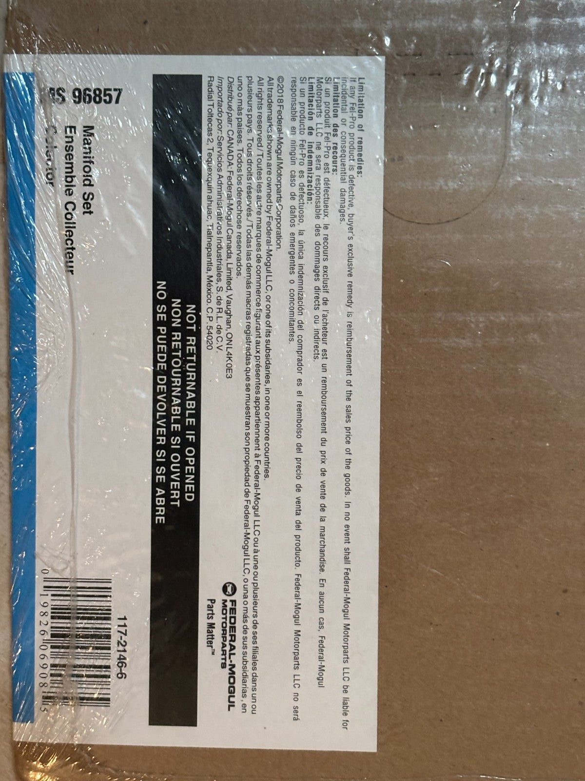 Fel-Pro MS 96857 Intake Manifold Gasket Set