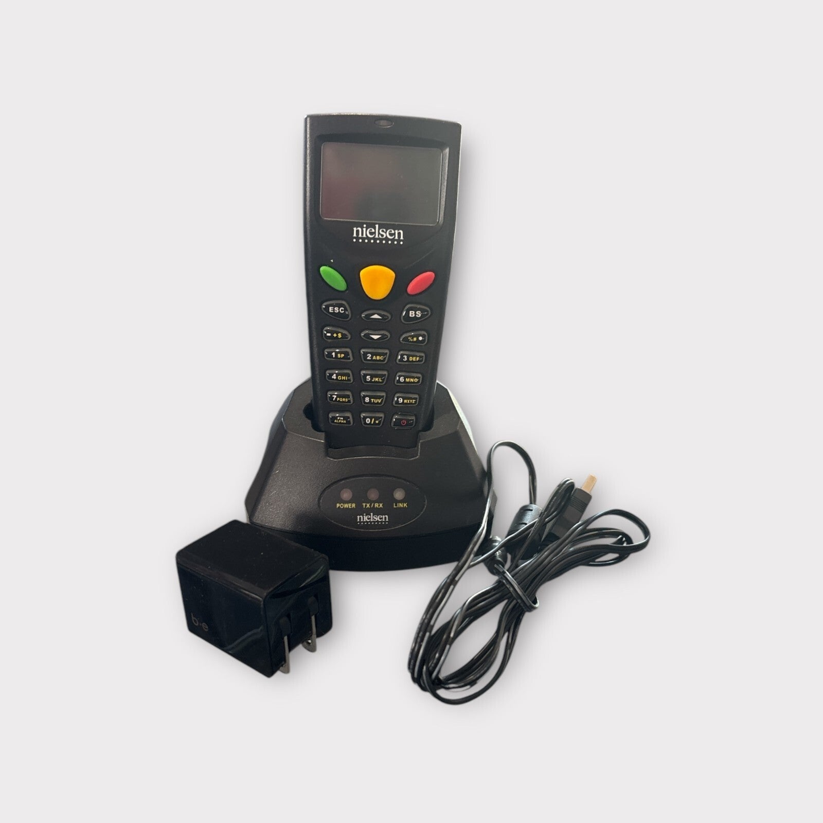 Nielsen Laser Terminal Bar Code Scanner 8001-C LCD Display - Portable