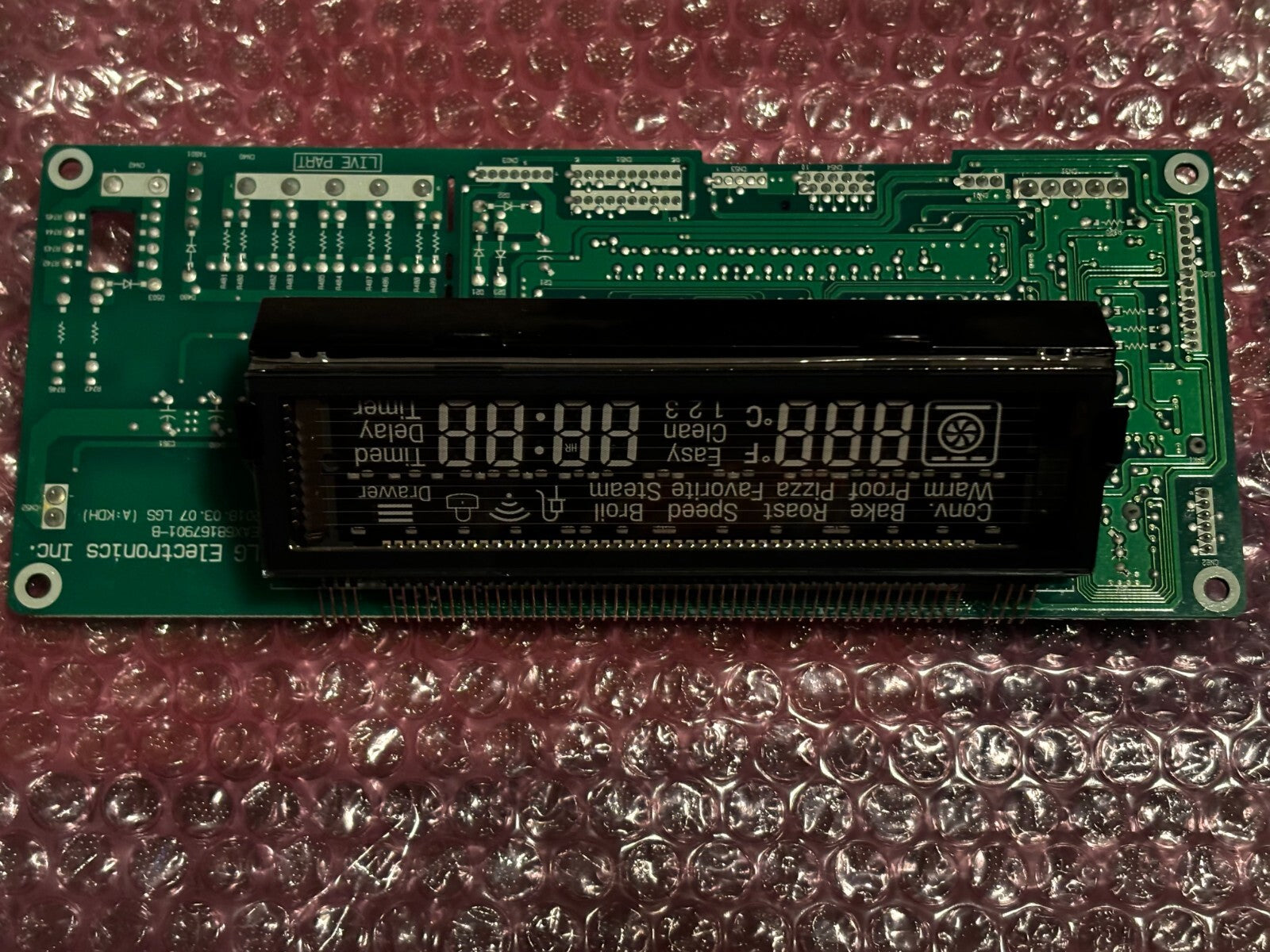 LG Range Main Control Board  EBR86433703  EBR8643  EAX68167901-B  ASMN NEW