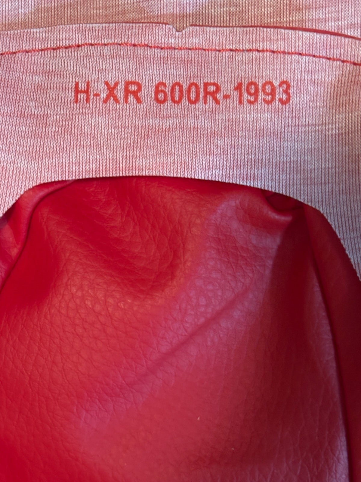 HONDA XR600R-1993 VINYL REPLACEMENT SEAT COVER -RED - NEW
