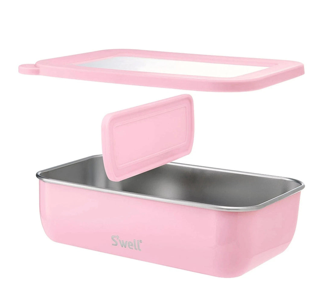Swell Bento Box Pink S’well Food Container  NEW