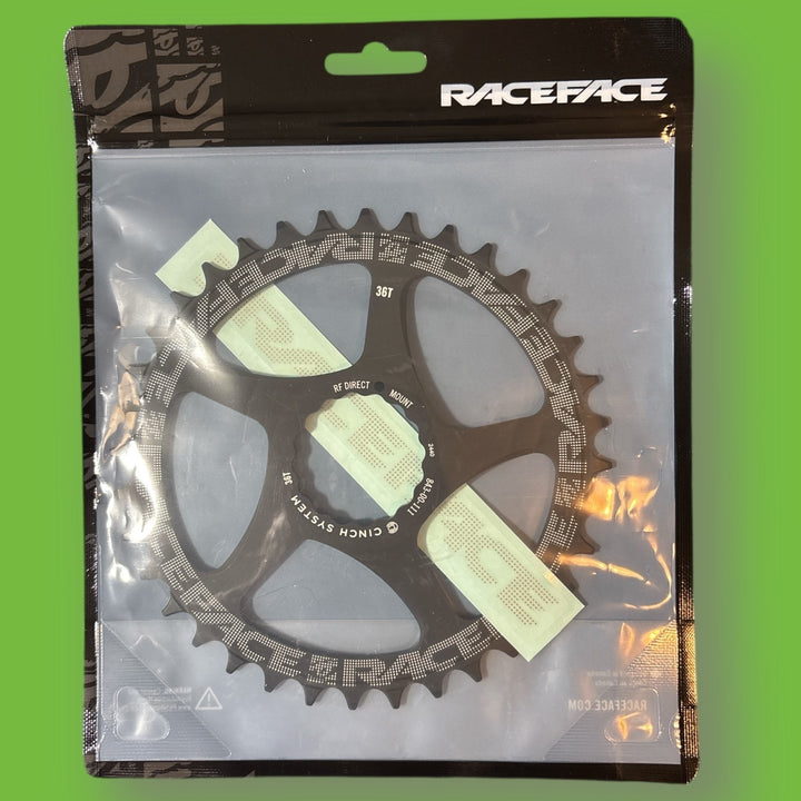 RACEFACE CHAINRING 36T DIRECT MOUNT CINCH 10-12S, MATTE BLACK