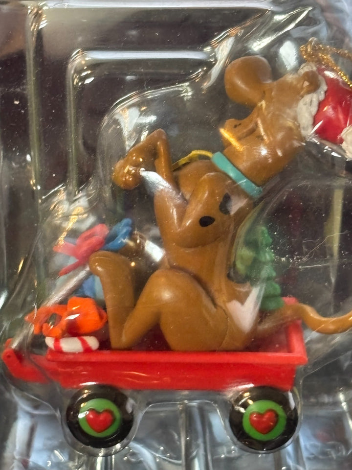 CARTOON NETWORK SCOOBY-DOO CHRISTMAS ORNAMENT SCOOBY CHRISTMAS WAGON *NEW/ISSUES