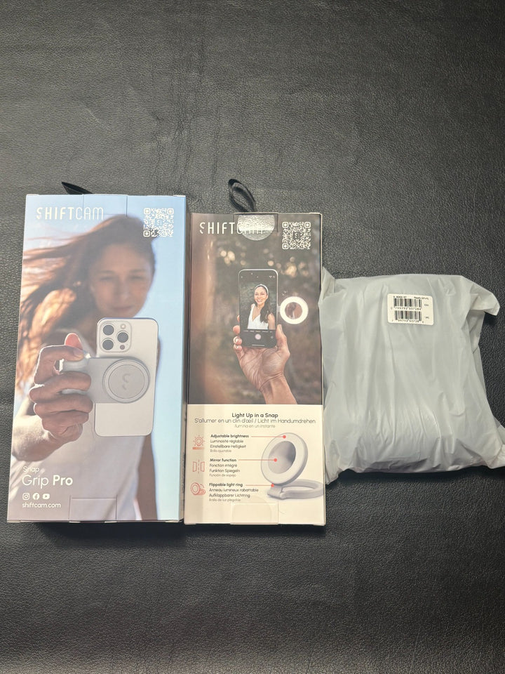 SHIFTCAM PROGRIP STARTER KIT CHARGING SMARTPHONE GRIP, LIGHT & CASE MAGSAGE COMP