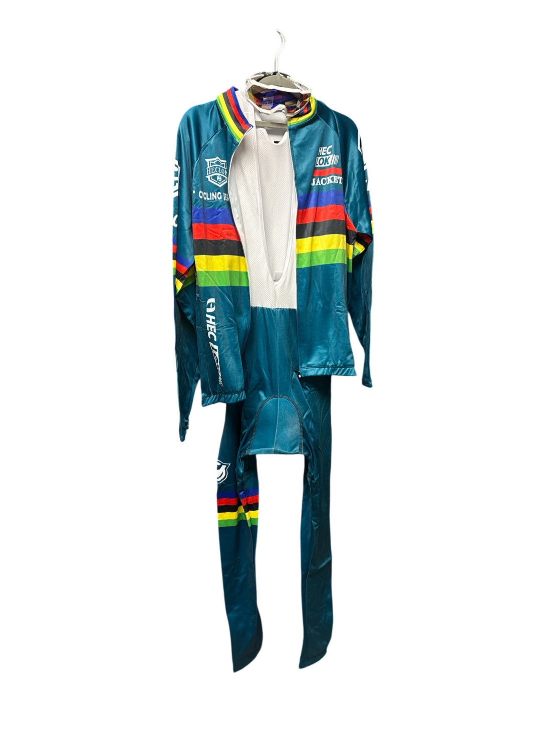Winter Cycling Jersey Sets Thermal Fleece Set - Bib Pants, Jersey and *Goggles