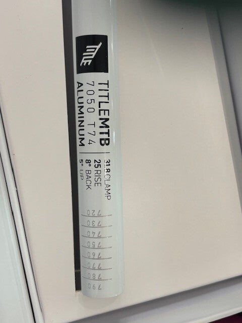 TITLE MTB AH1 7050 T74 ALUMINUM WHITE HANDLE BAR