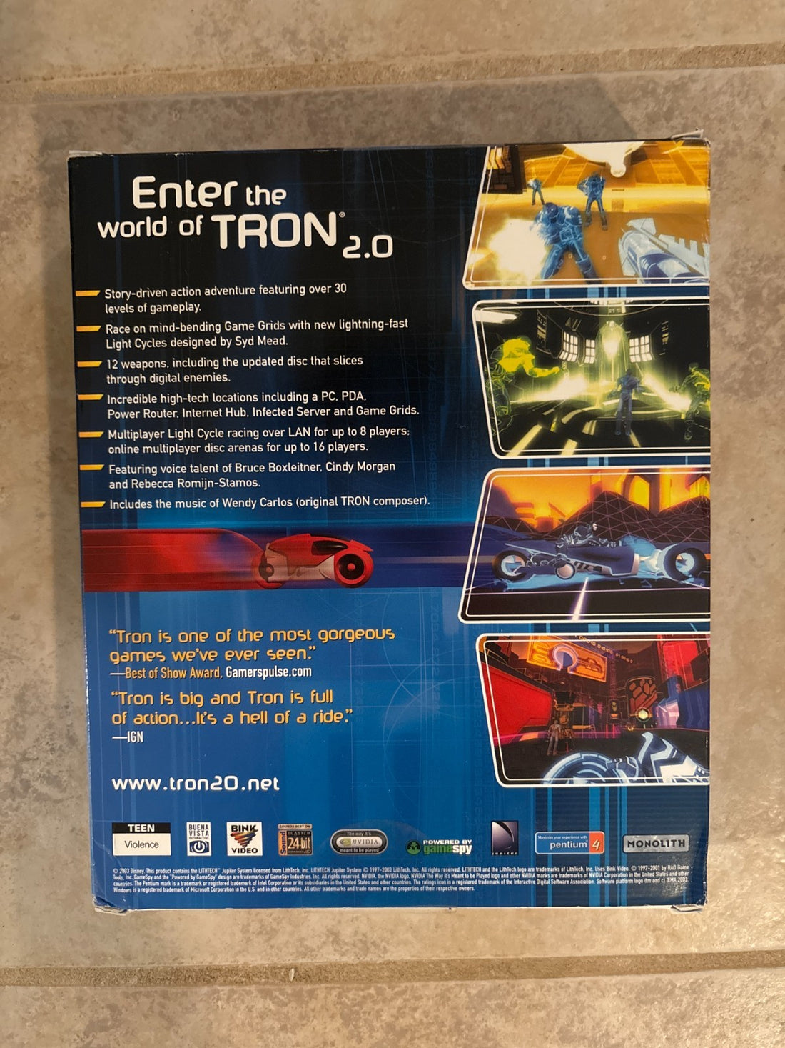 Video Game PC Tron 2.0 NEW SEALED see pics Big Box - NEW SEALED