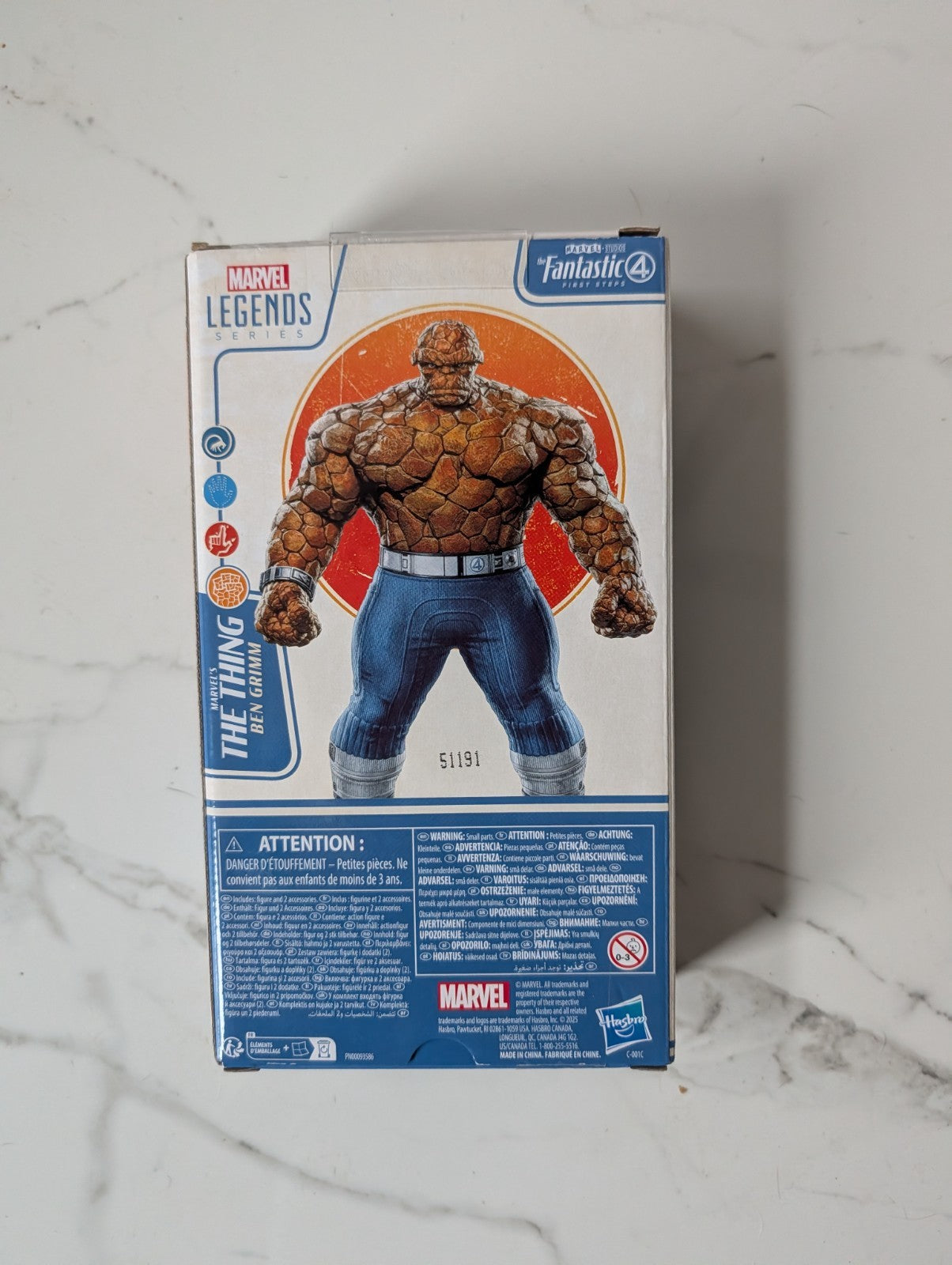 Marvel Legends The Thing Action Figure Fantastic 4 First Steps Ben Grimm