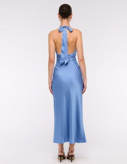 The A&F Julia Slip Halter Maxi Dress - Large - NWT