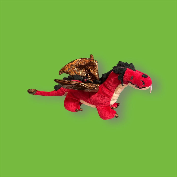 WITTLE WONDERS RED DRAGON PLUSHIE 7"