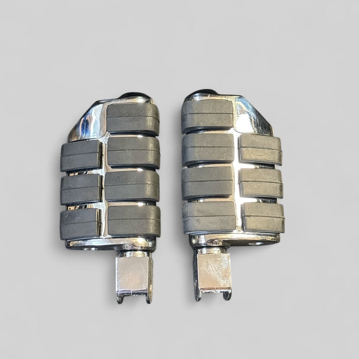 Chrome Dually Style Foot Pegs for Honda (Front) - Fits many models see desc.